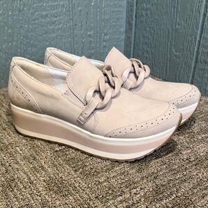 Women's Dolce Vita Cream Platform Loafers - 9.5